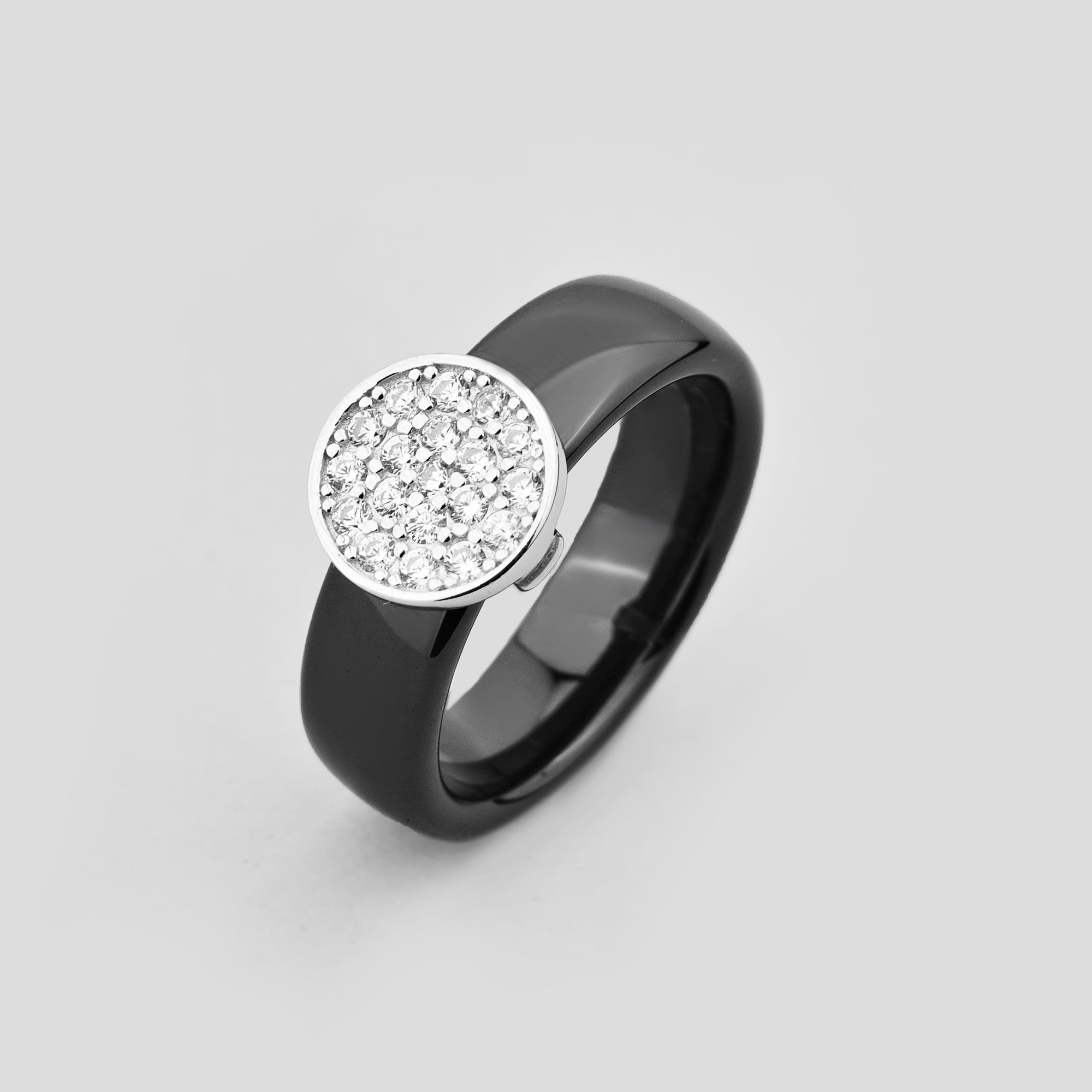 

Серебряное кольцо Minimal с1-0002ч- 18