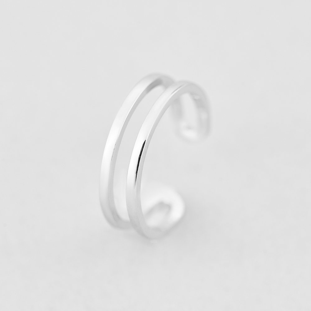 

Серебряное кольцо Minimal 10261