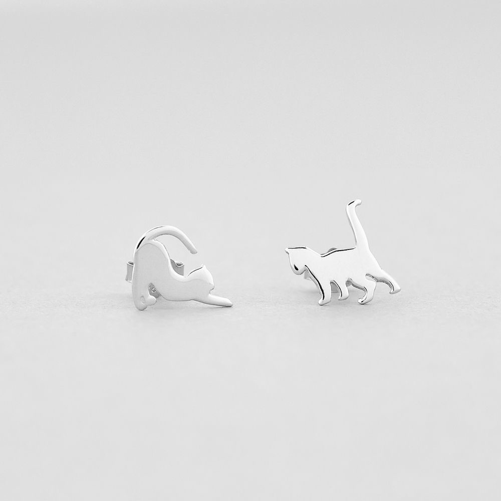 

Серьги Кошка