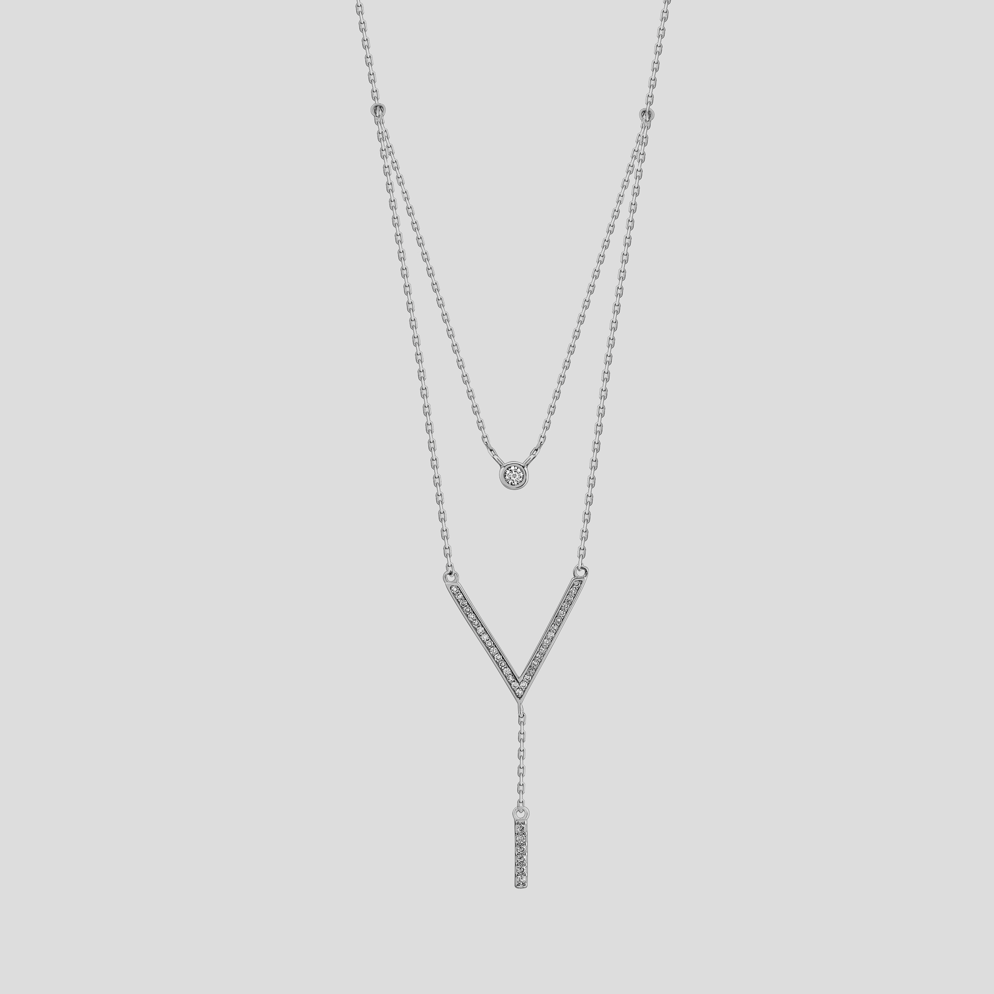 

Серебряная подвеска Minimal 560042б