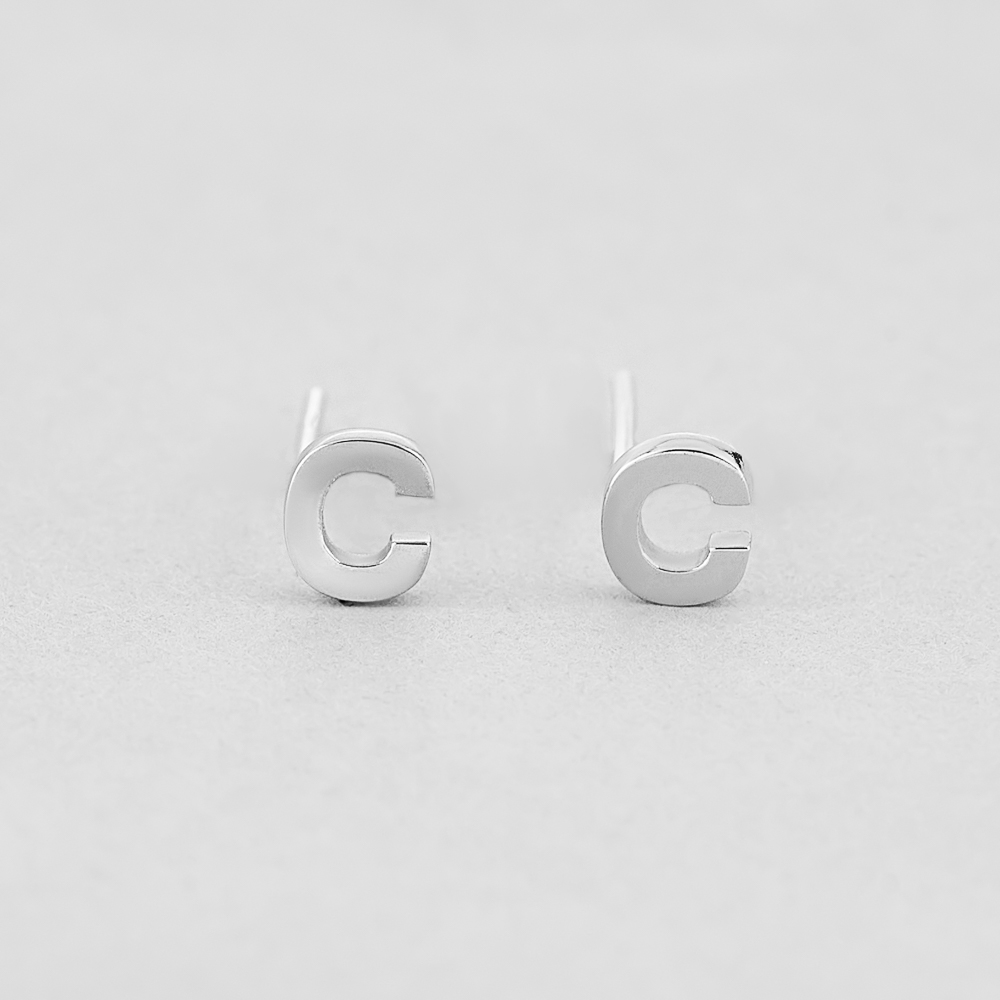 

Серьги Letter С