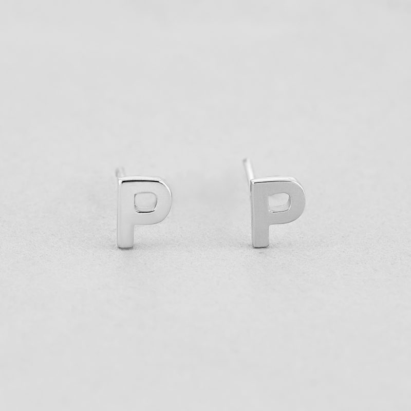 Сережки Letter P
