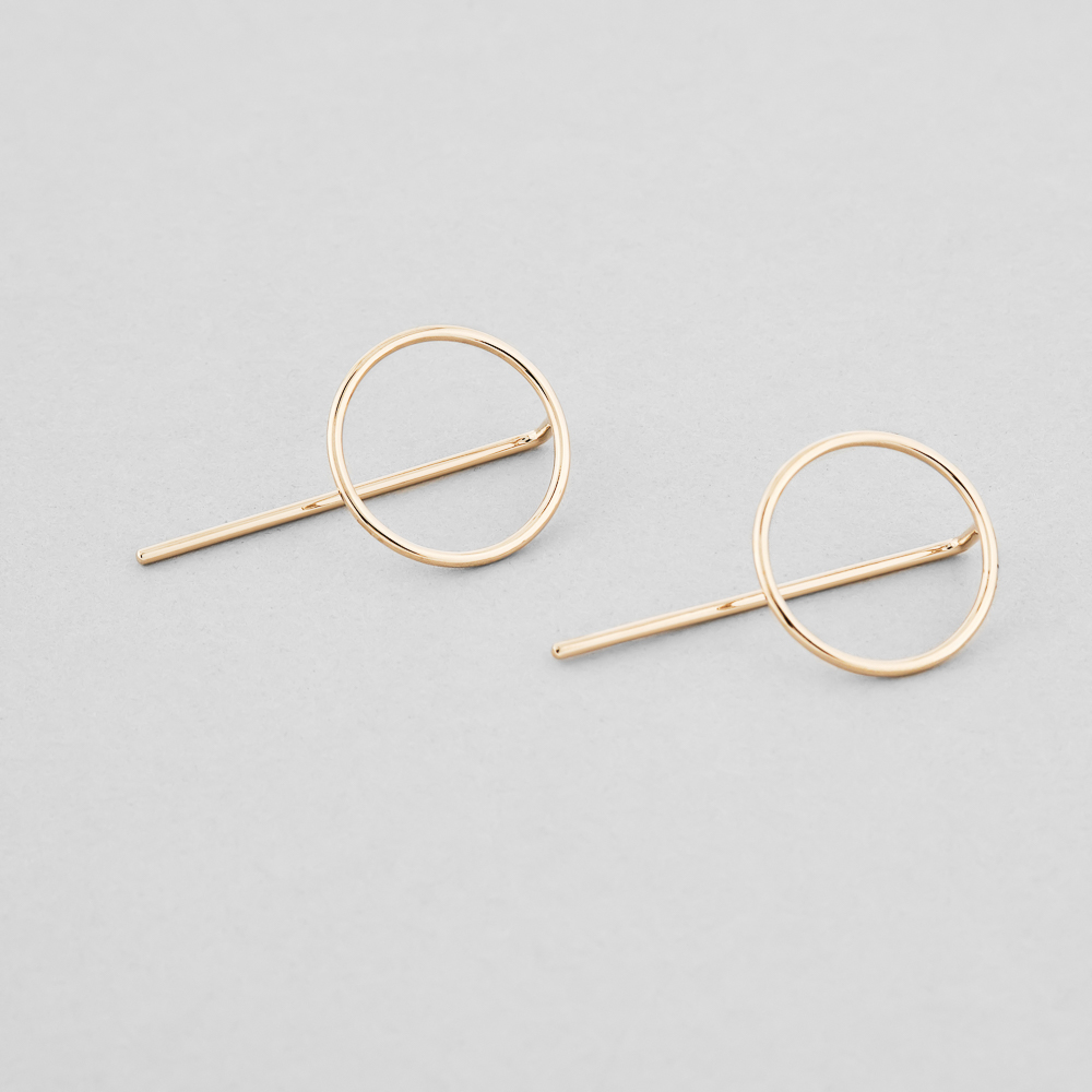 

Золотые серьги Minimal с20362ж/М9240л
