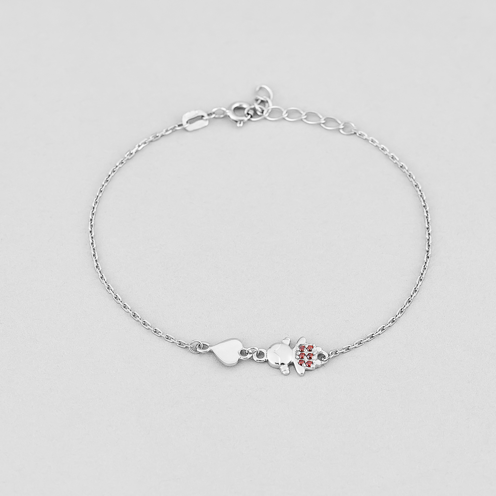 

Серебряный браслет Minimal 4662р-16р 16sm.ua