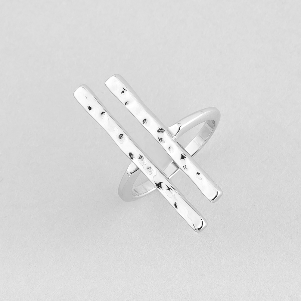

Серебряное кольцо Minimal 10547