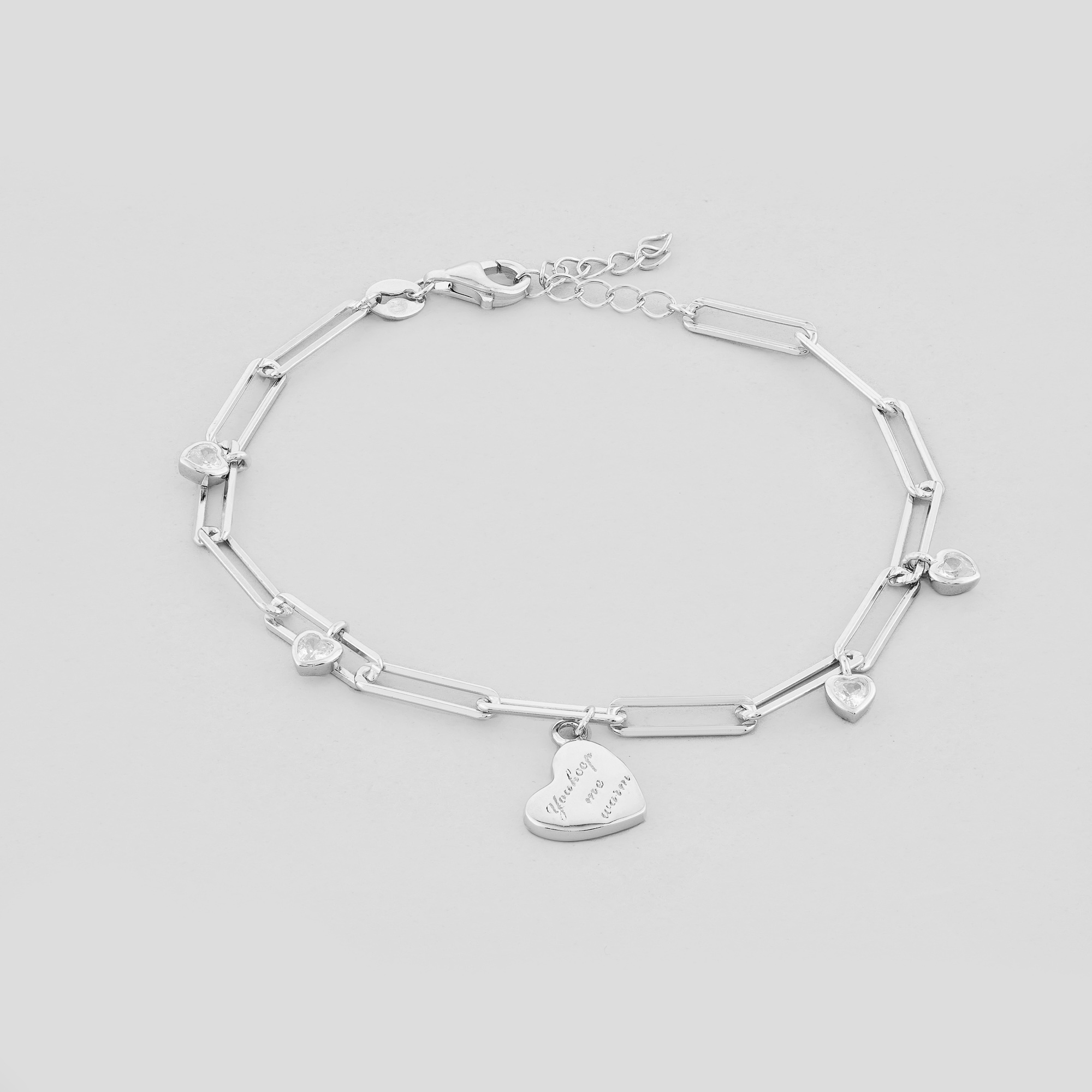 

Серебряный браслет Minimal 550268б