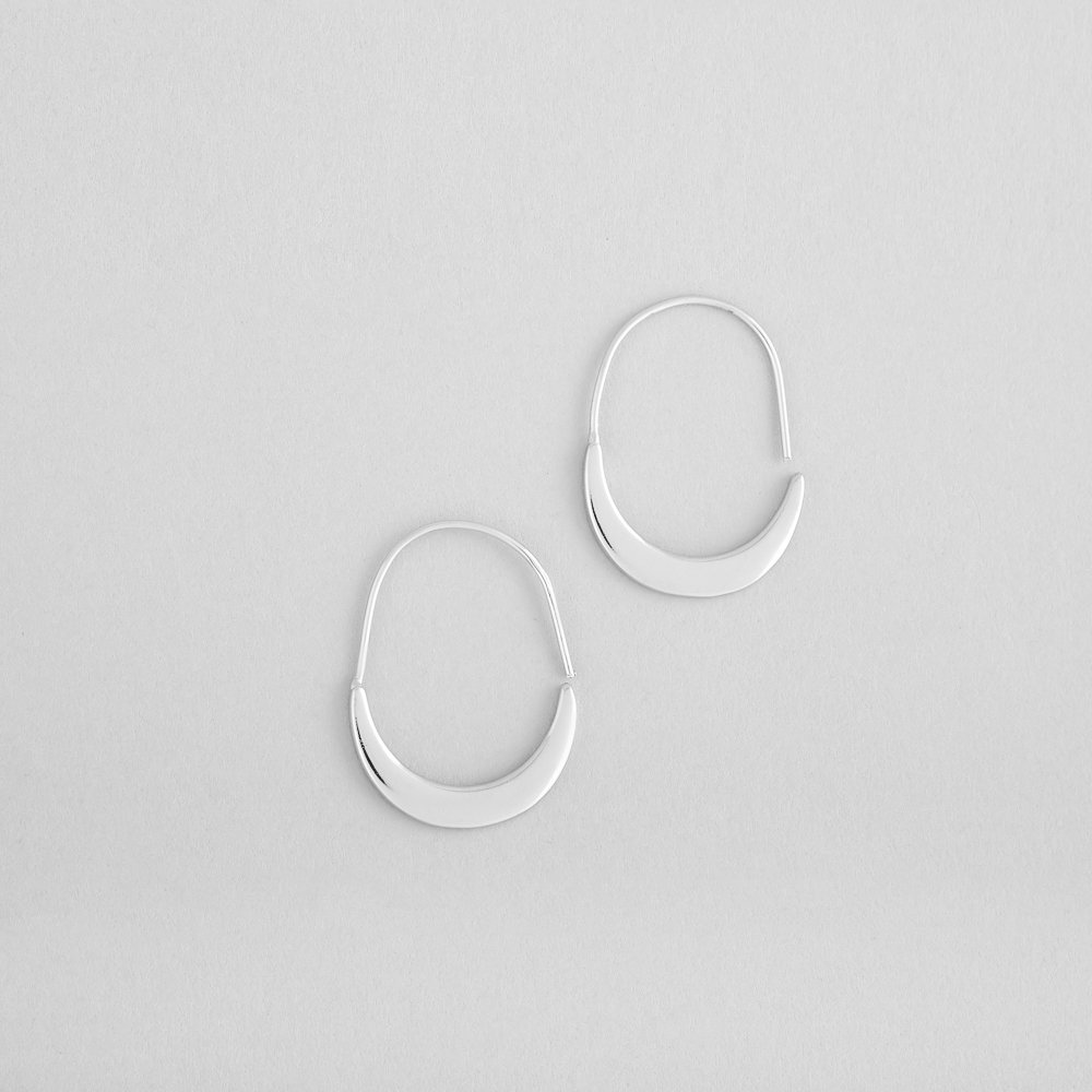 

Серебряные серьги Minimal 520882