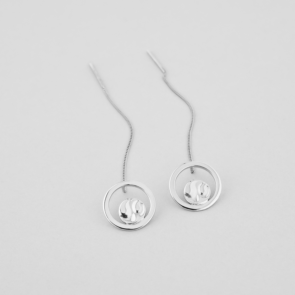 

Серебряные серьги Minimal ВС-310р