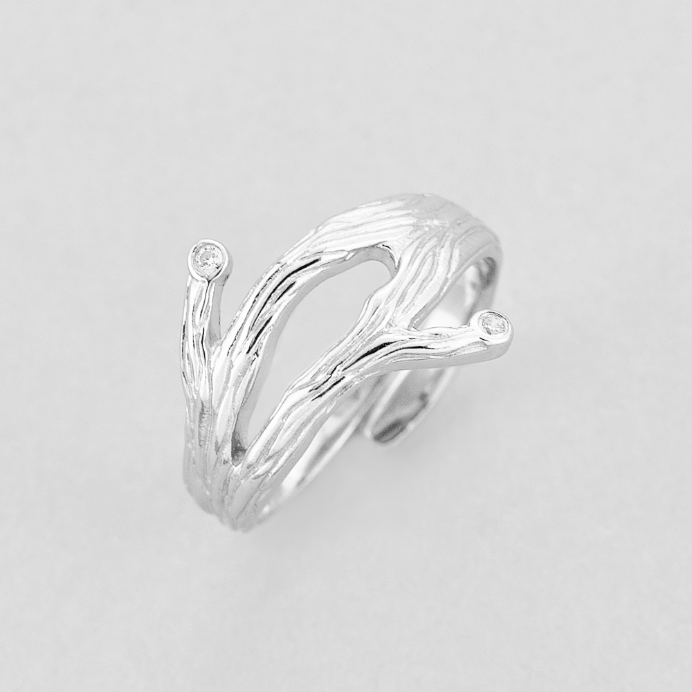 

Серебряное кольцо Minimal 11181-.0р
