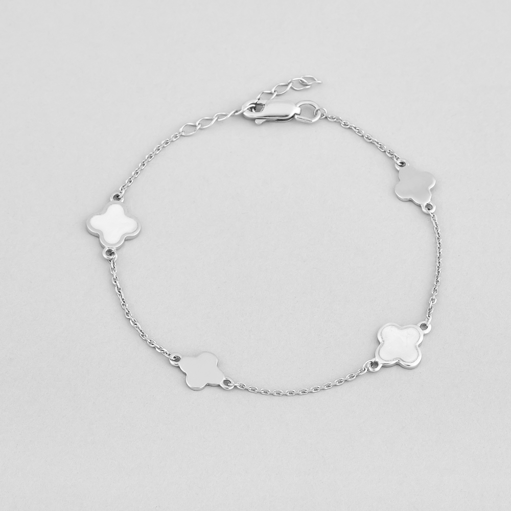 

Серебряный браслет Minimal 6614385э-white