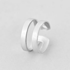 Серебряное кольцо широкое