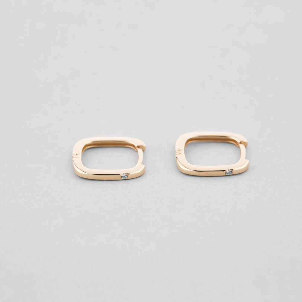 

Золотые серьги Minimal с21195ж/М8492л