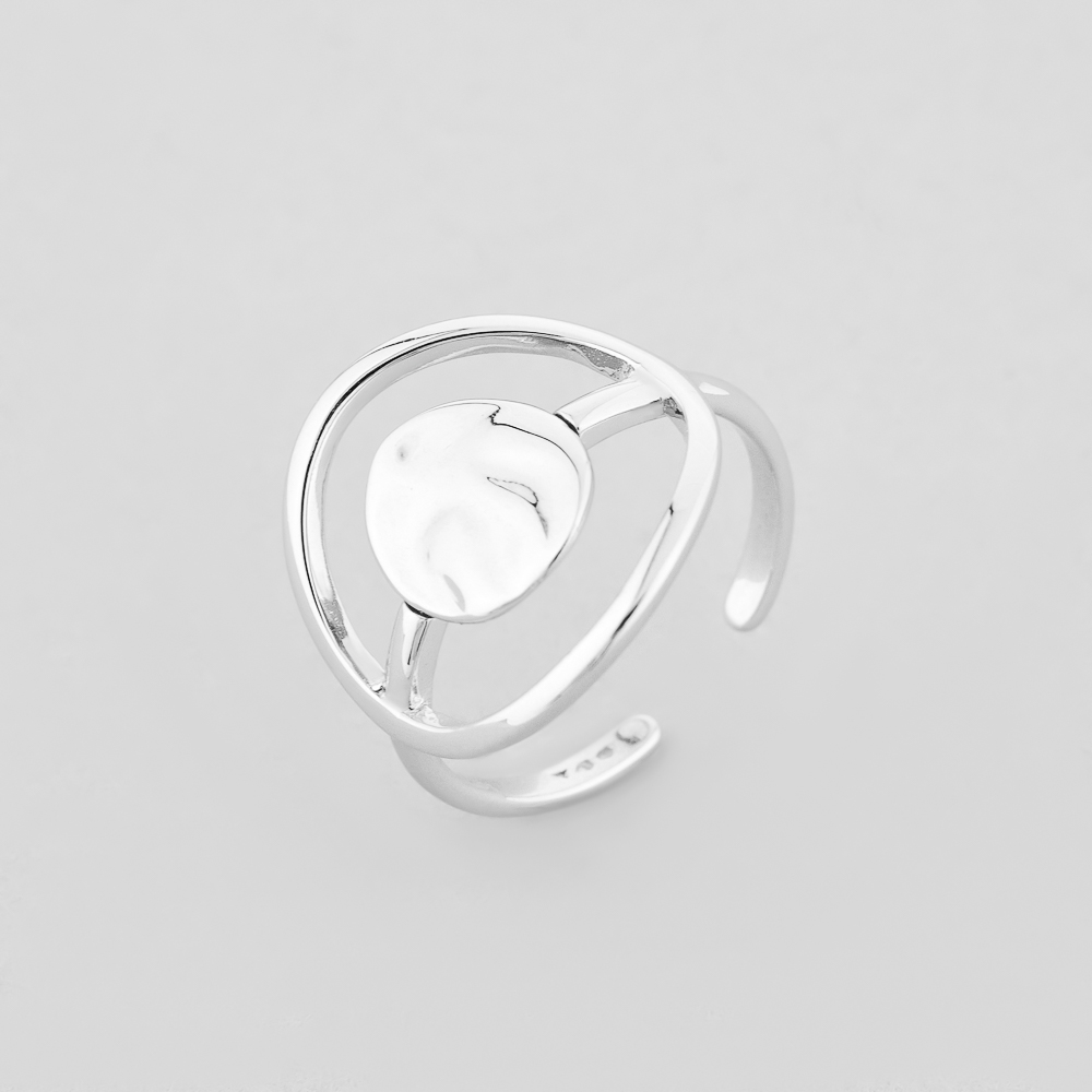 

Серебряное кольцо Minimal ВС-324р