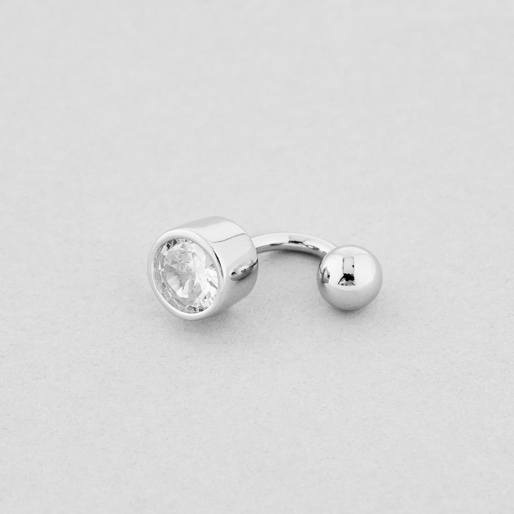 

Серебряные серьги Minimal 570011б
