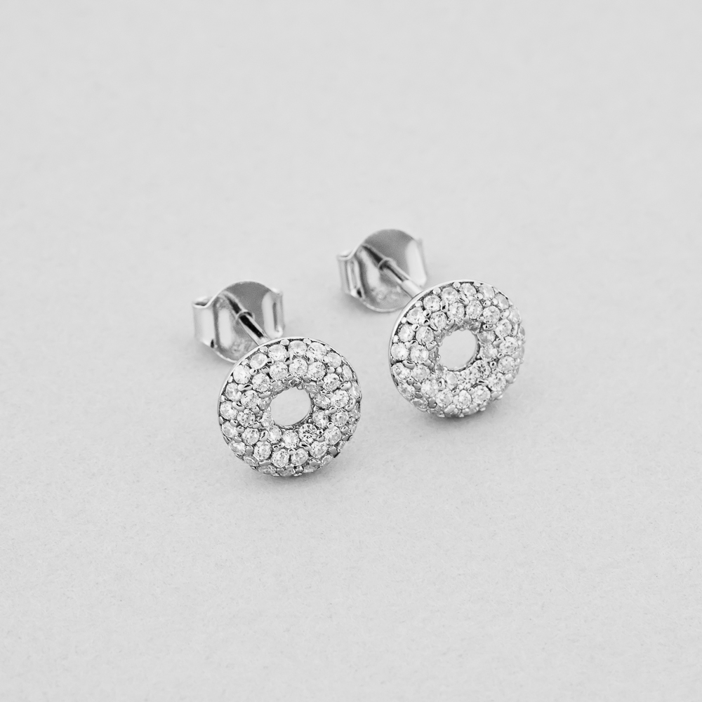 

Серебряные серьги Minimal 9520095б