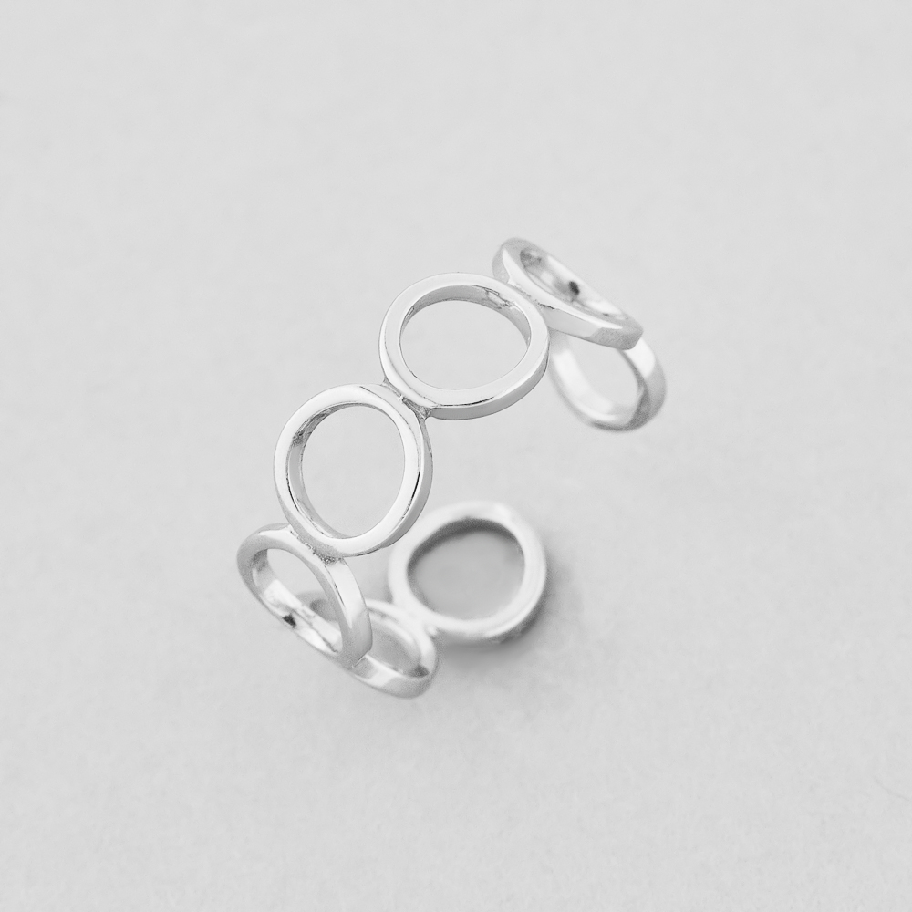 

Серебряное кольцо Minimal ВС-288р