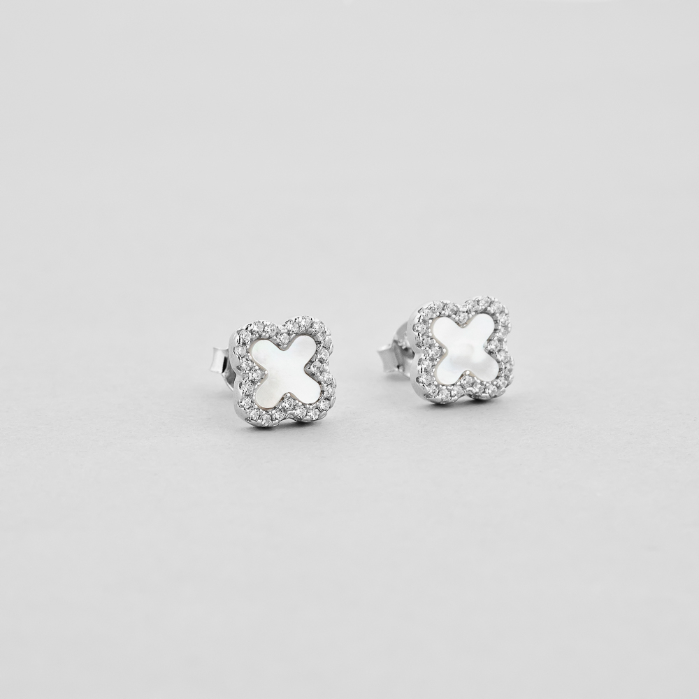 

Серебряные серьги Minimal 520895б/E7219