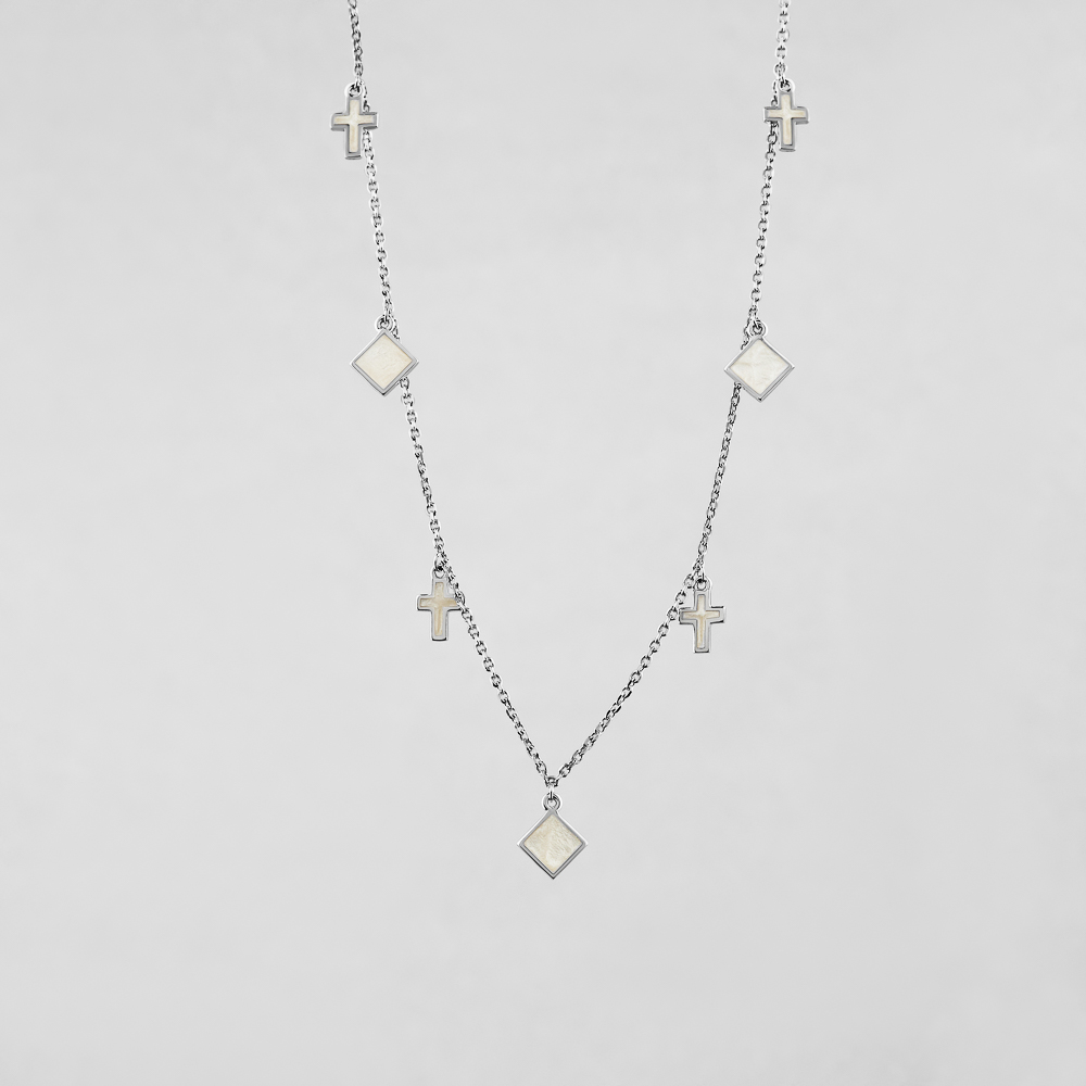 

Серебряная подвеска Minimal 861131э-white