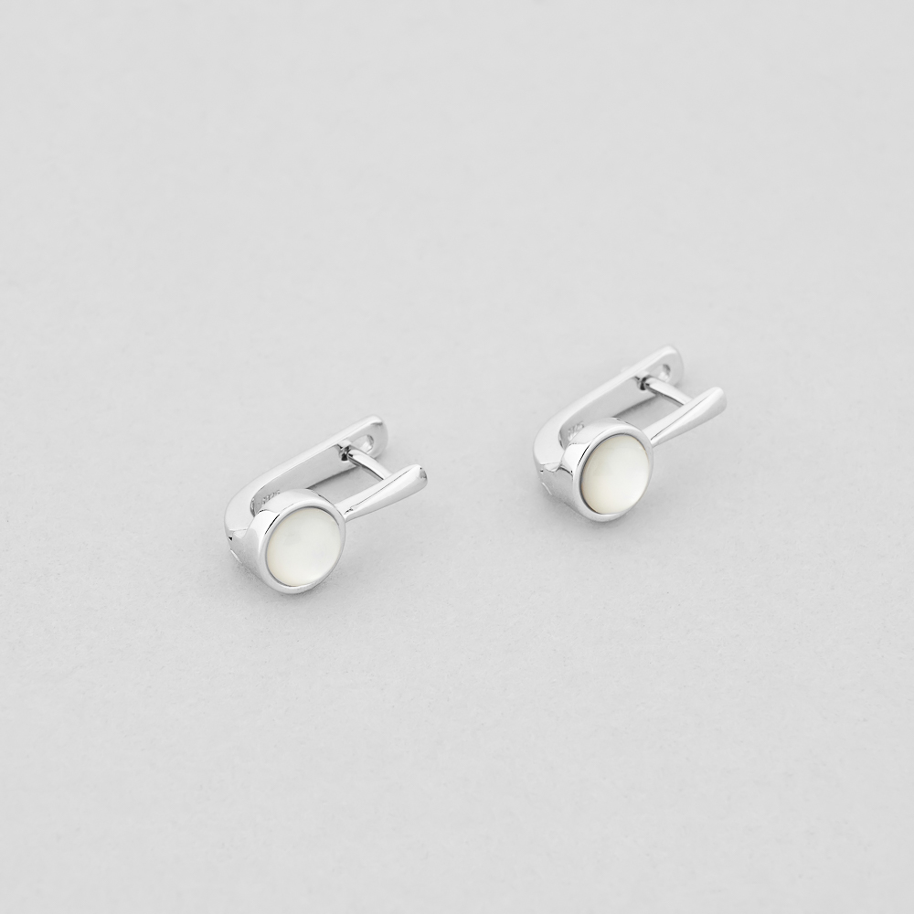 

Серебряные серьги Minimal 9520326б/E7215