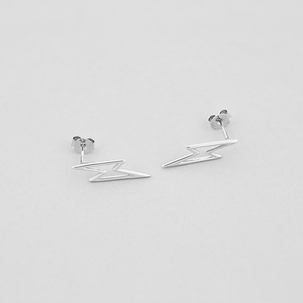 

Серебряные серьги Minimal FE12497