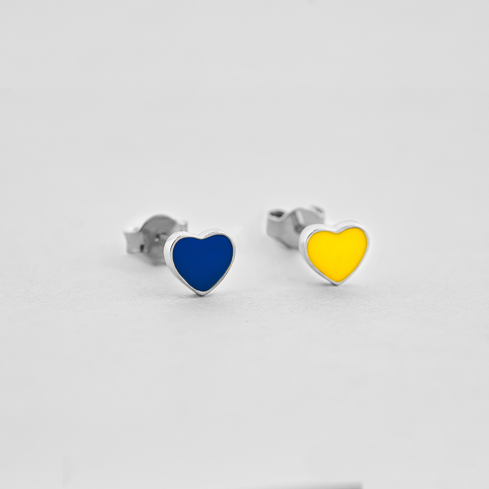 

Серьги Сердце Украины