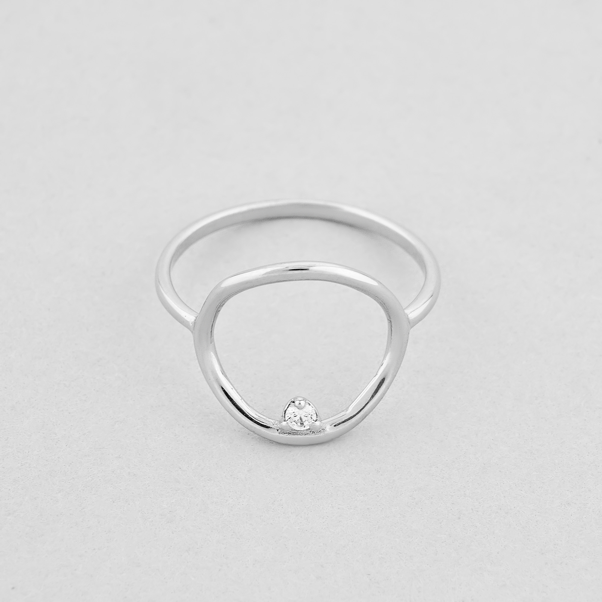 

Серебряное кольцо Minimal 1802к-р- 16