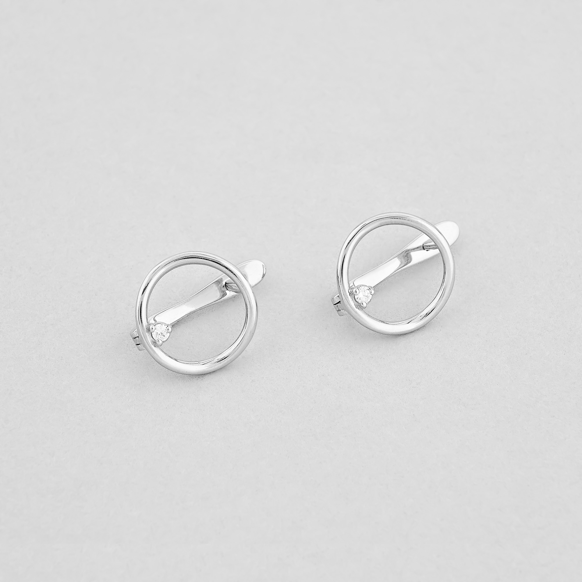 

Серебряные серьги Minimal 1802с-р