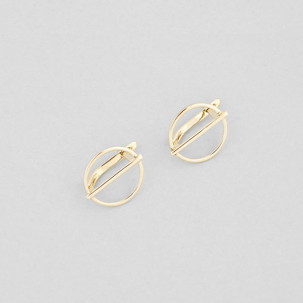 

Золотые серьги Minimal МС160л-ж