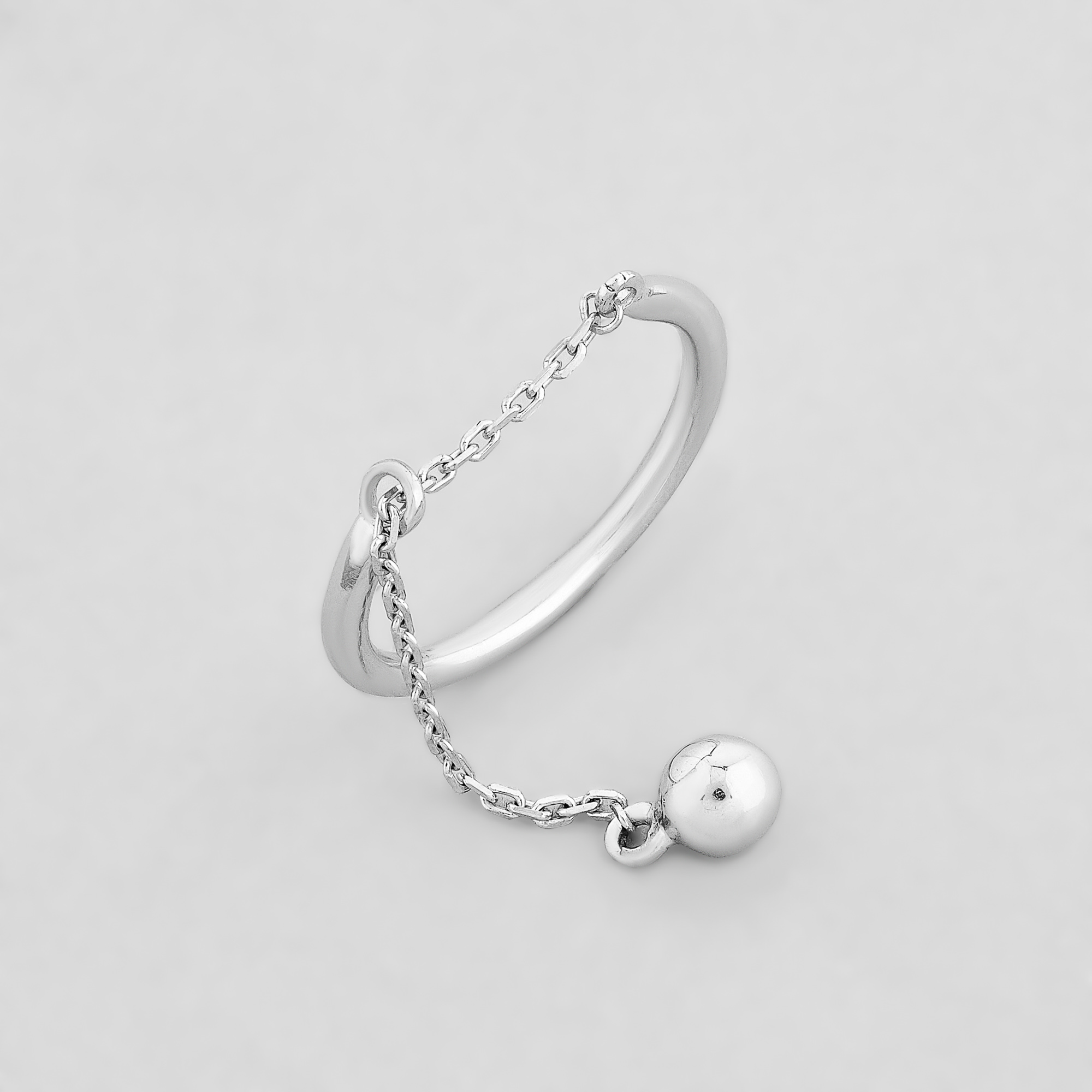 

Серебряное кольцо Minimal 440/р