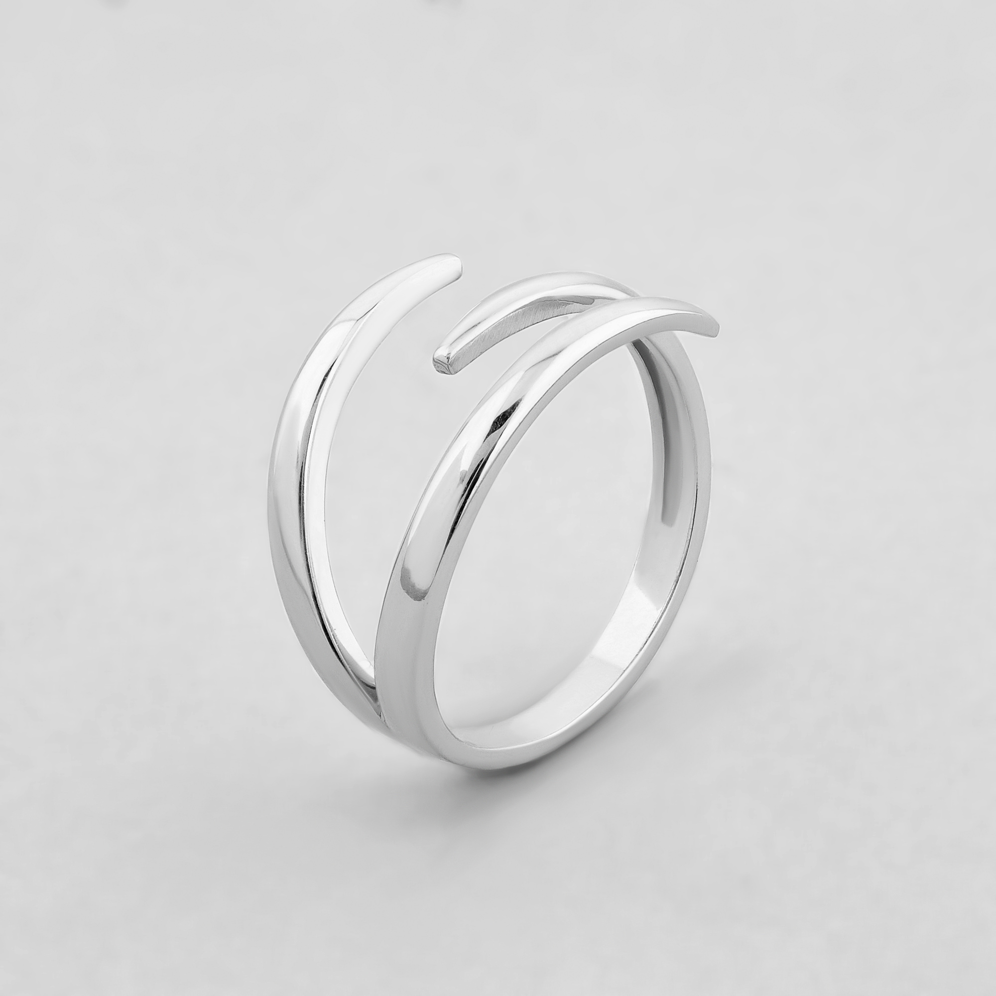 

Серебряное кольцо Minimal ВС-560р
