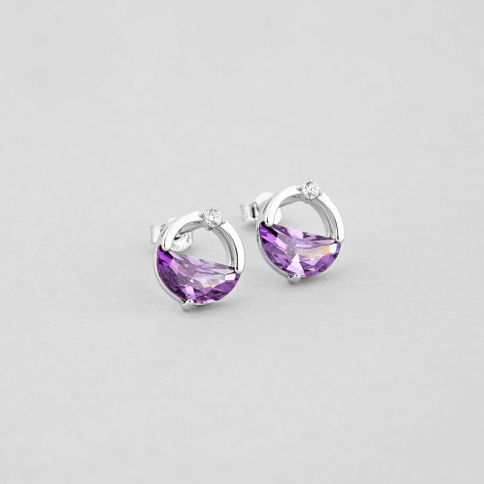 

Серьги Изящный Фиолетовый Горизонт