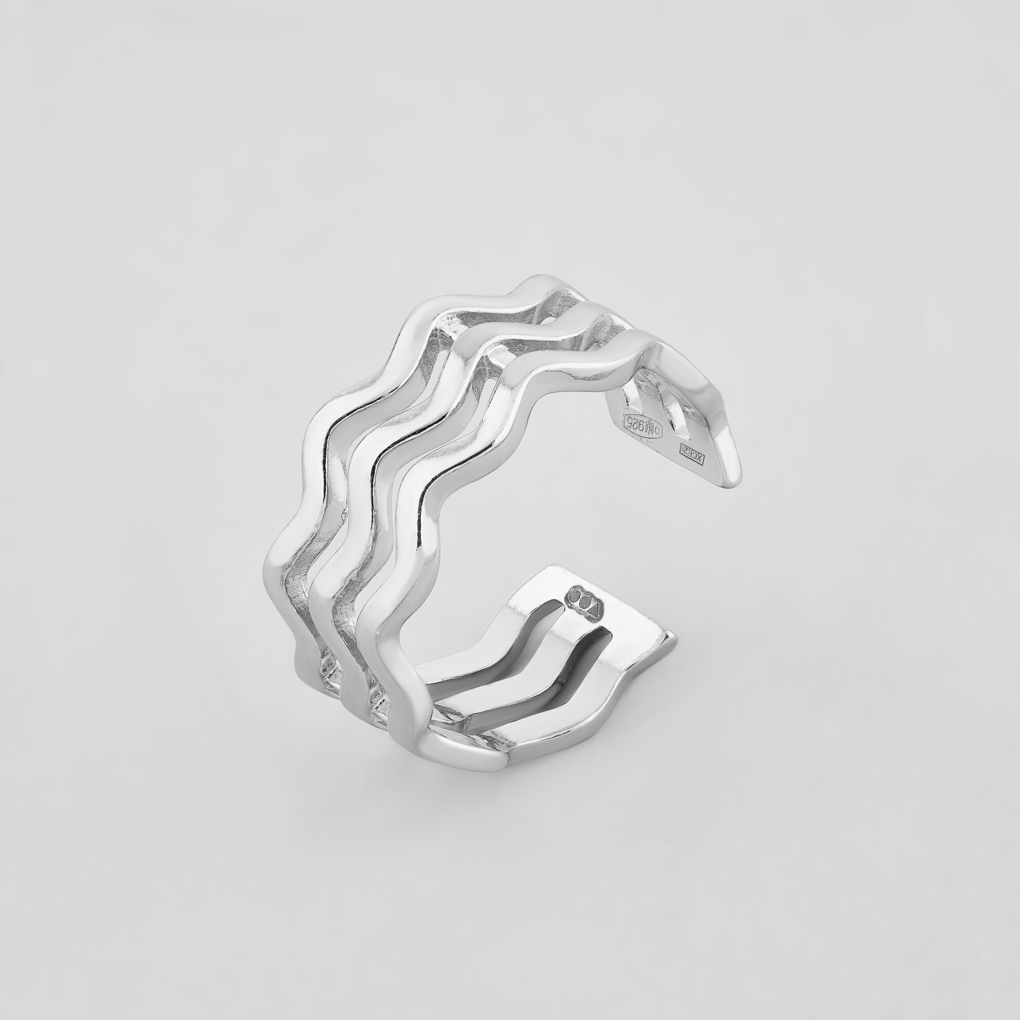 

Серебряное кольцо Minimal 10393-,0р