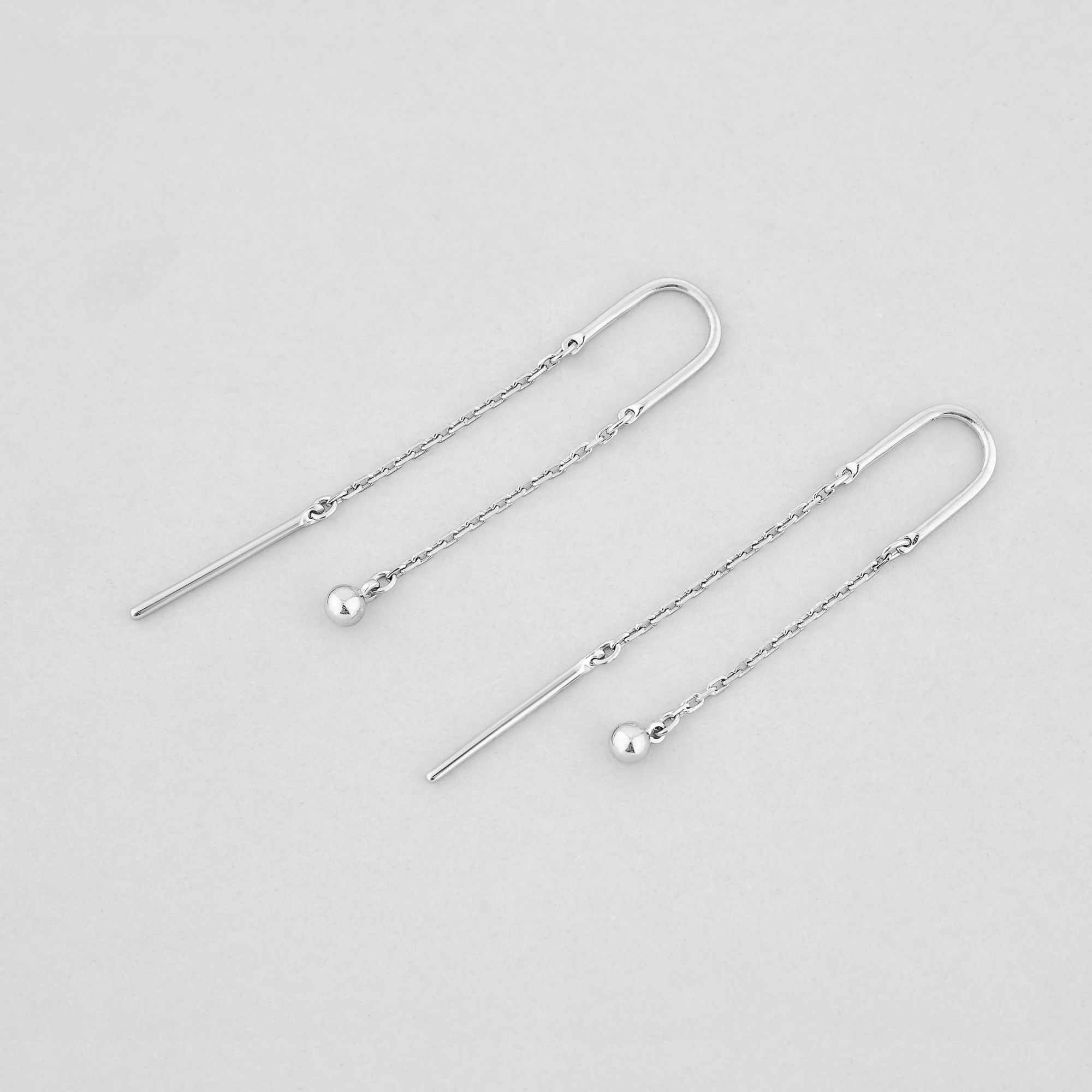 

Серебряные серьги Minimal С0115р