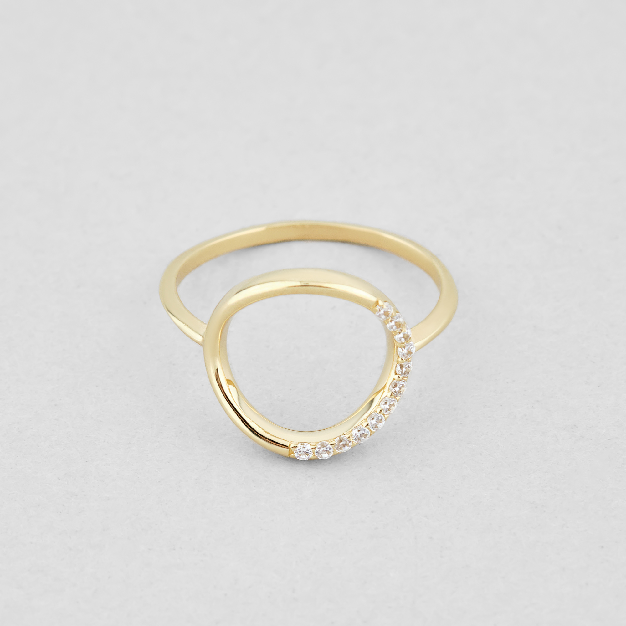 

Золотое кольцо Minimal к580-ж- 17
