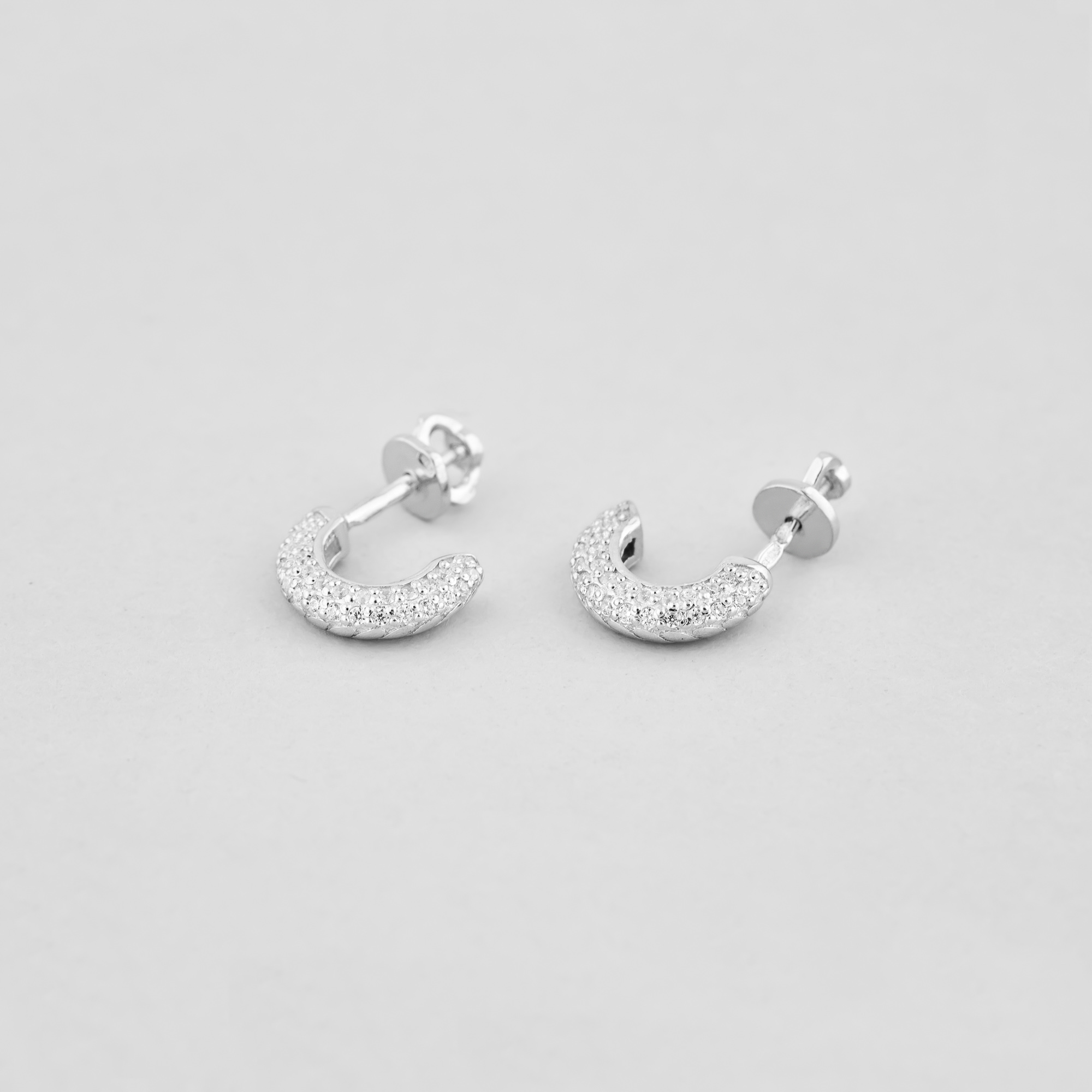 

Серебряные серьги Minimal 54077-р