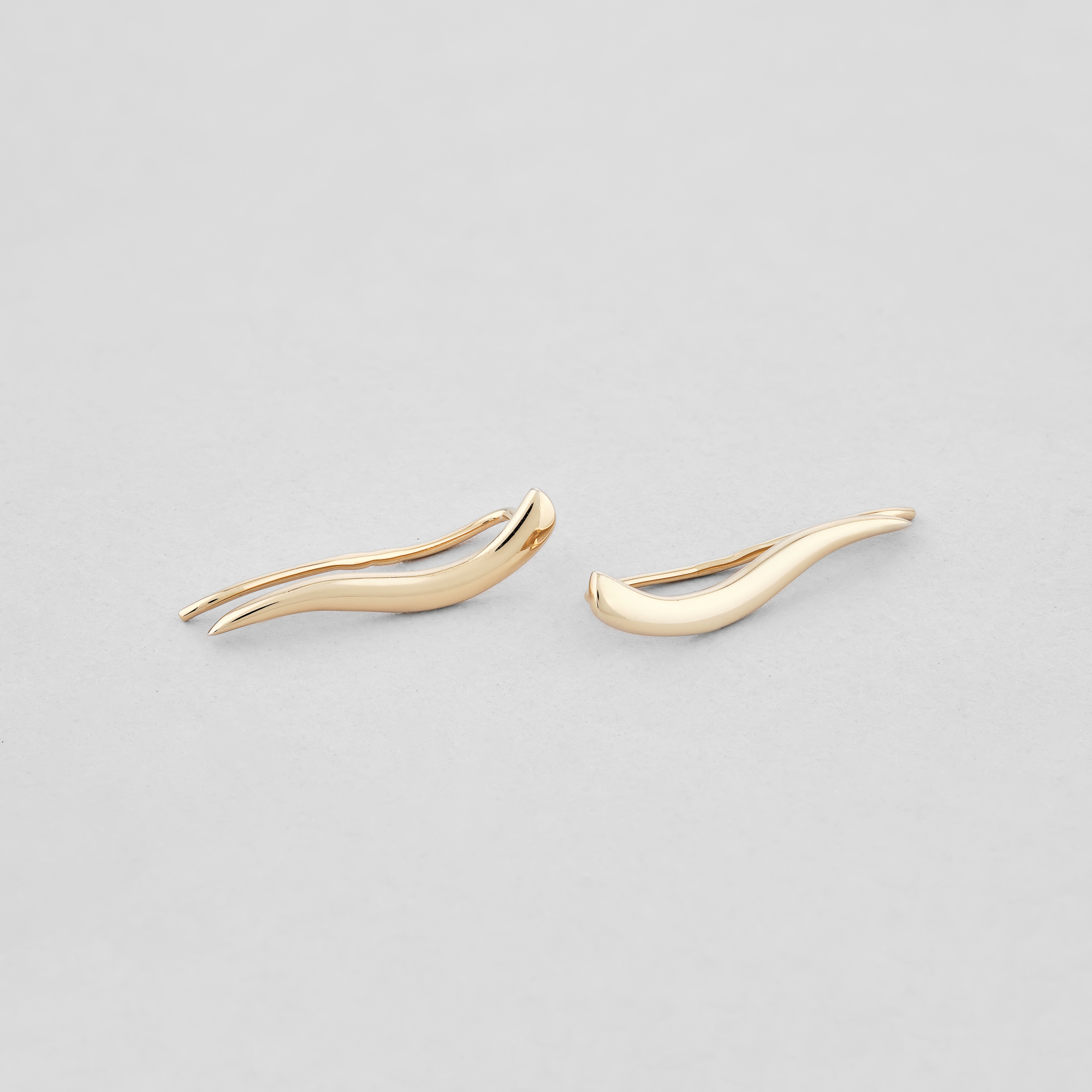

Серебряные серьги с позолотой Minimal С0018ж