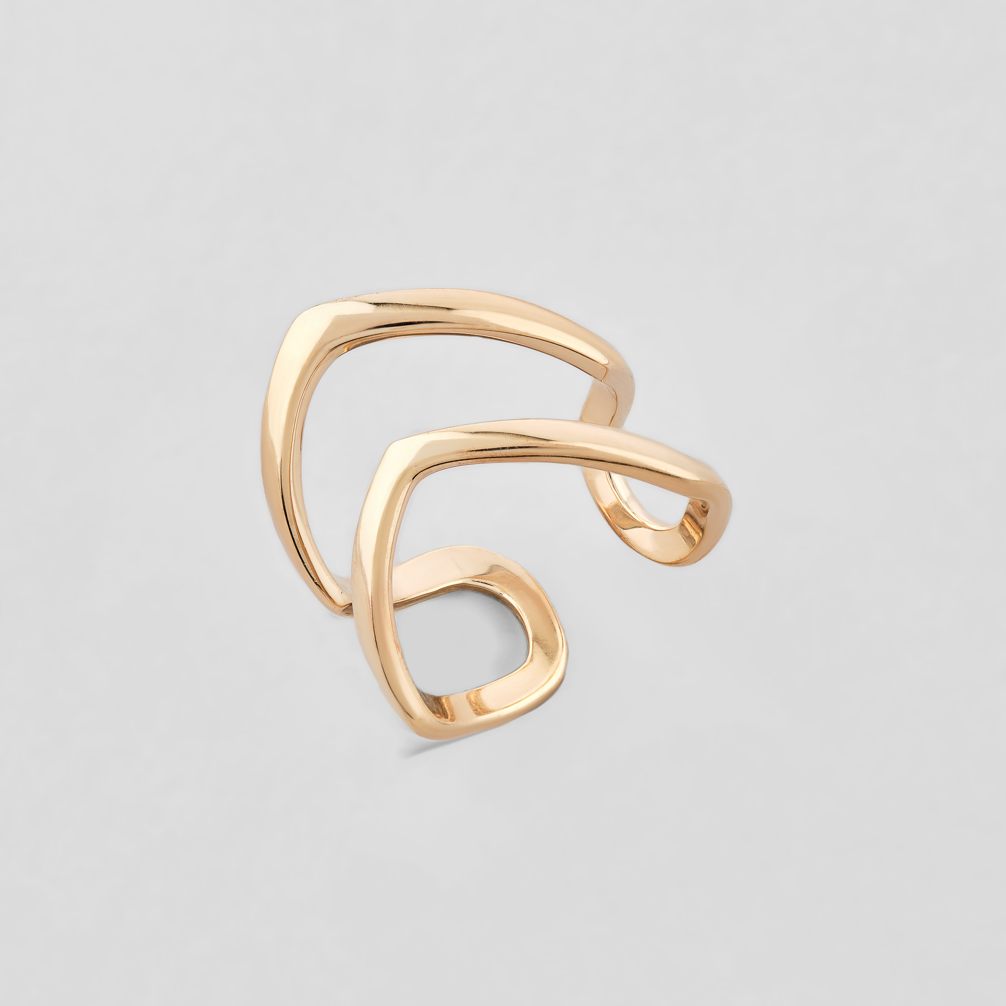 

Серебряные кольца с позолотой Minimal К0037ж