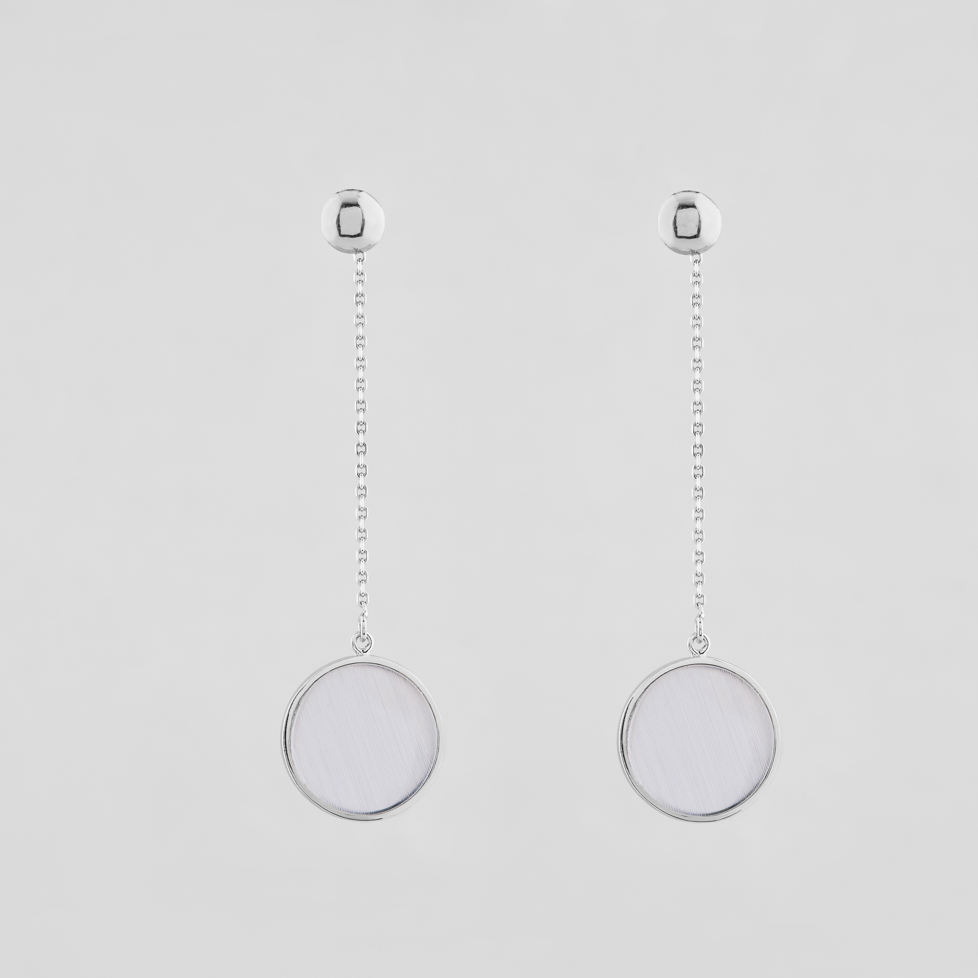 

Серебряные серьги Minimal 1351