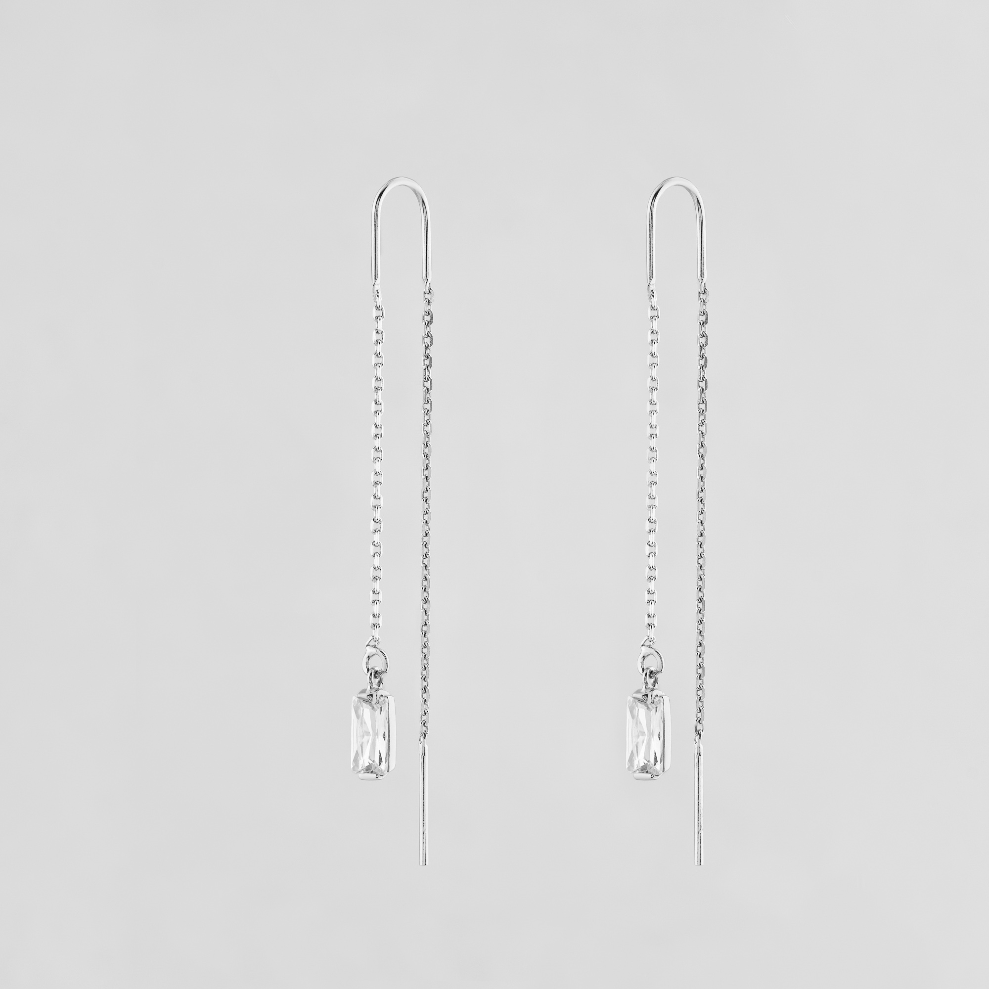 

Серебряные серьги Minimal 1756