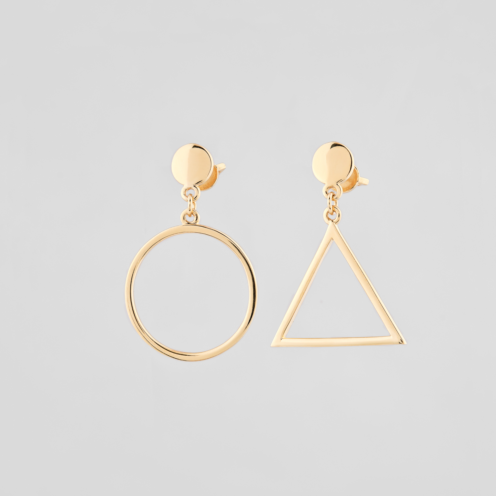 

Серьги Две фигуры