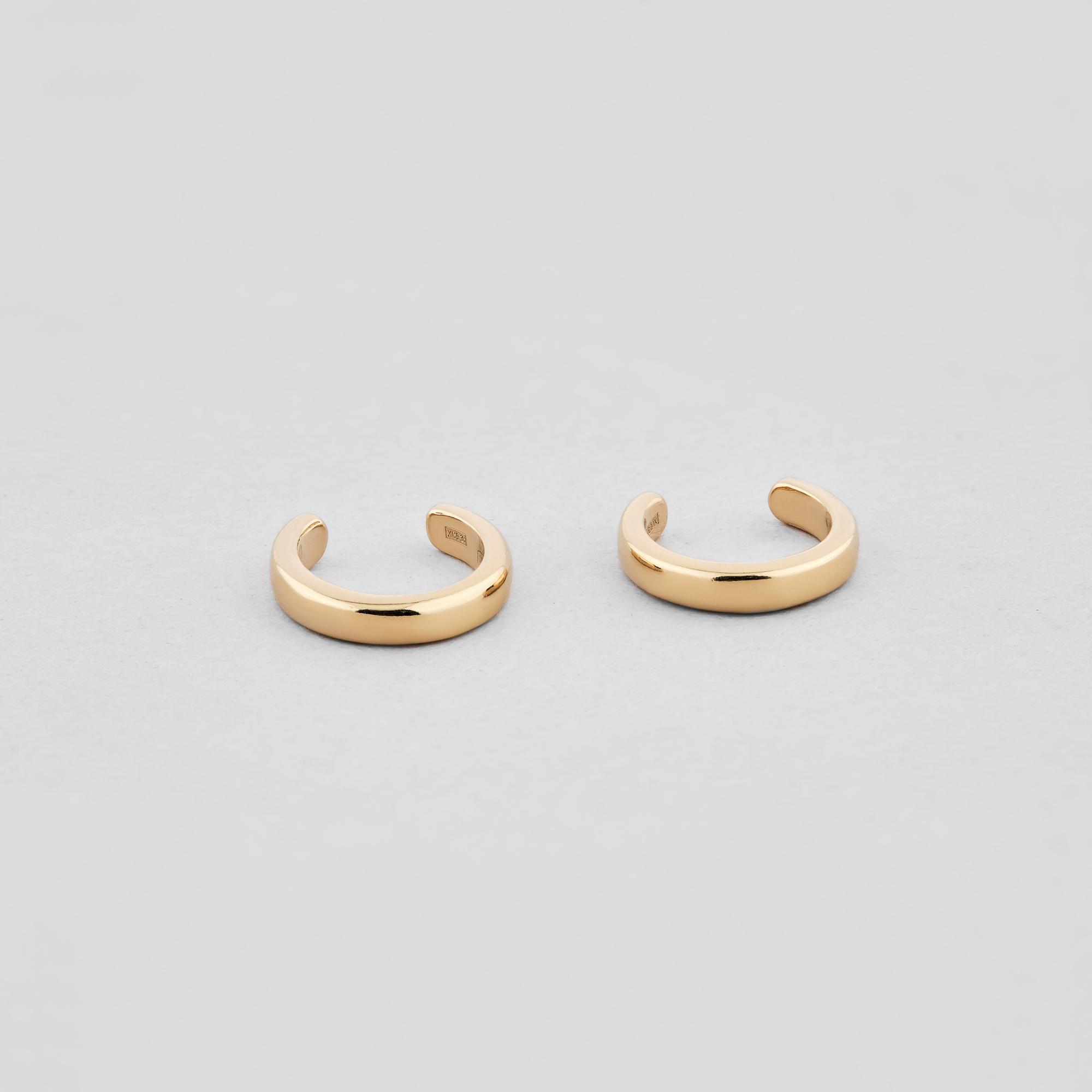 

Серебряные серьги с позолотой Minimal 20400п