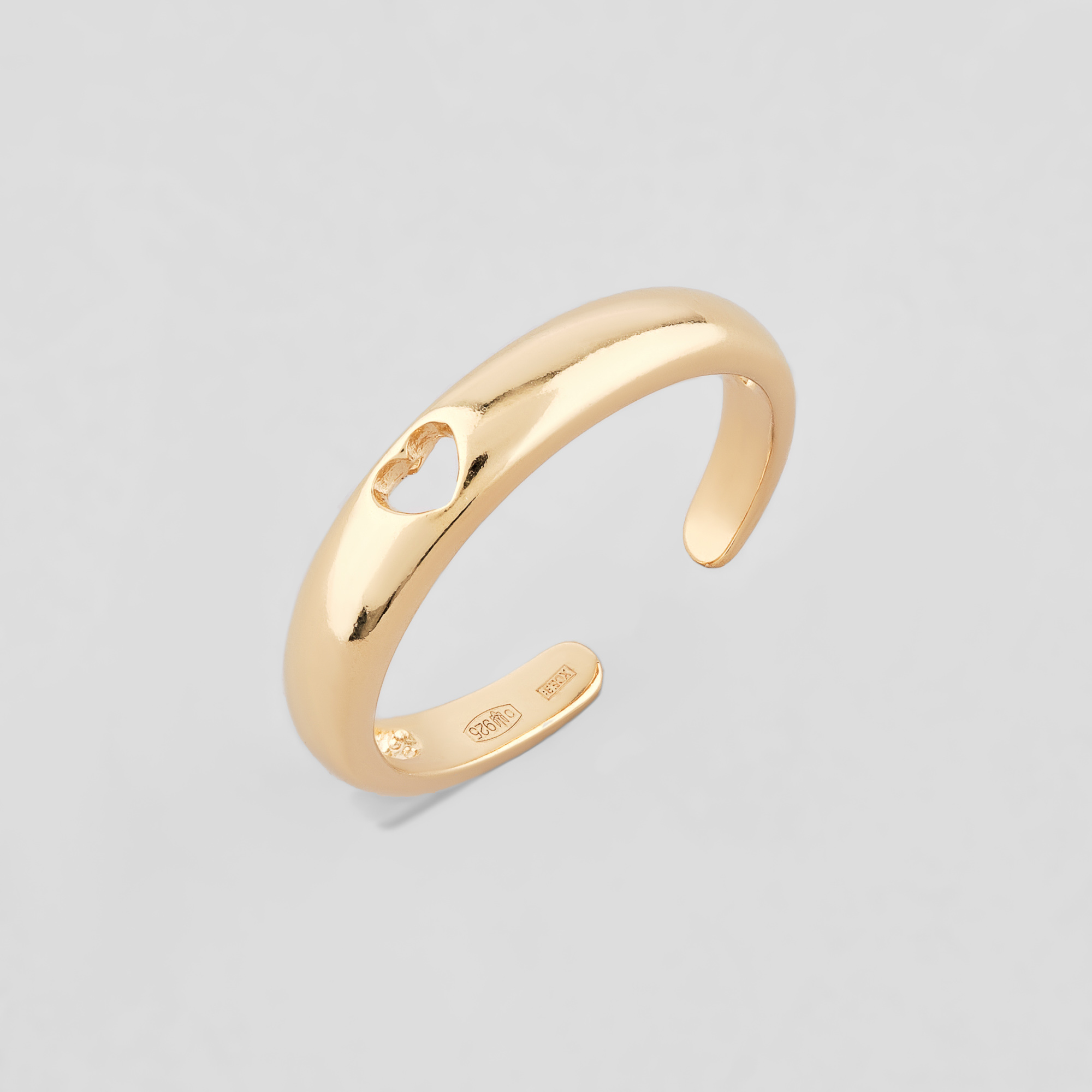 

Серебряные кольца с позолотой Minimal 10130-15,5п