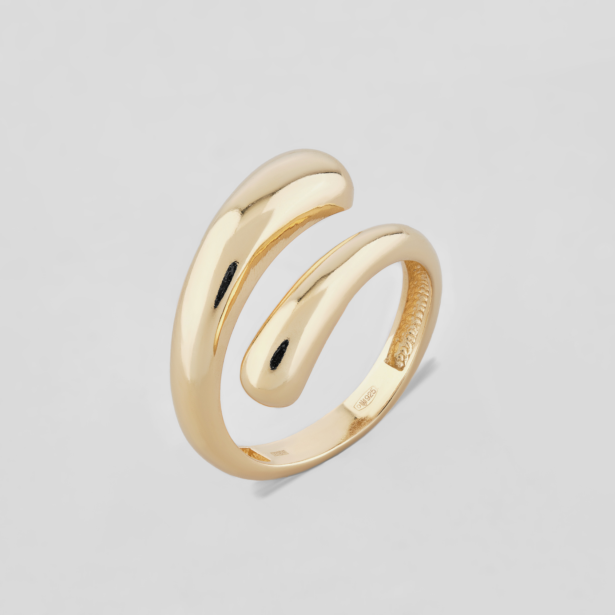 

Серебряные кольца с позолотой Minimal 1086п
