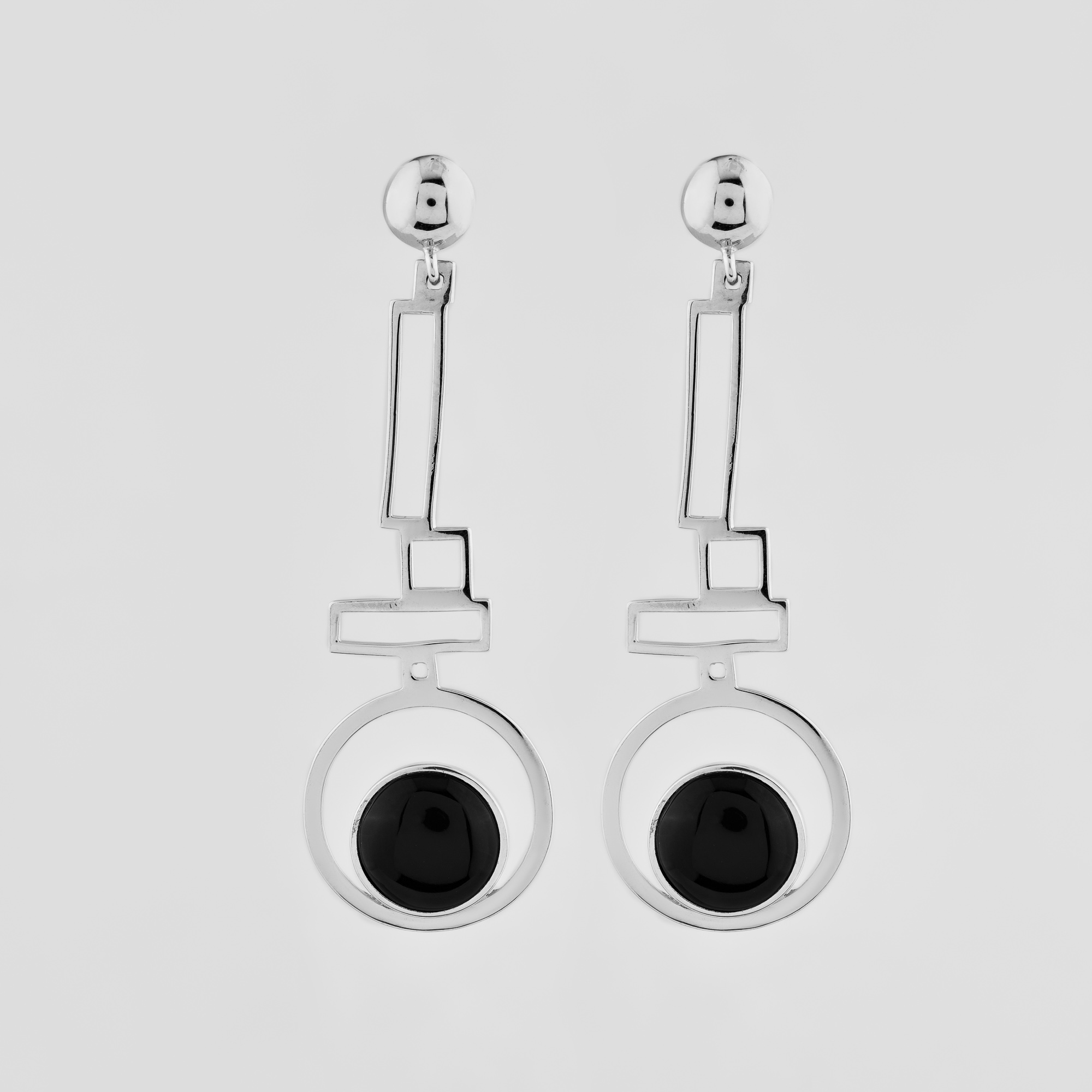 

Серебряные серьги Minimal 1671