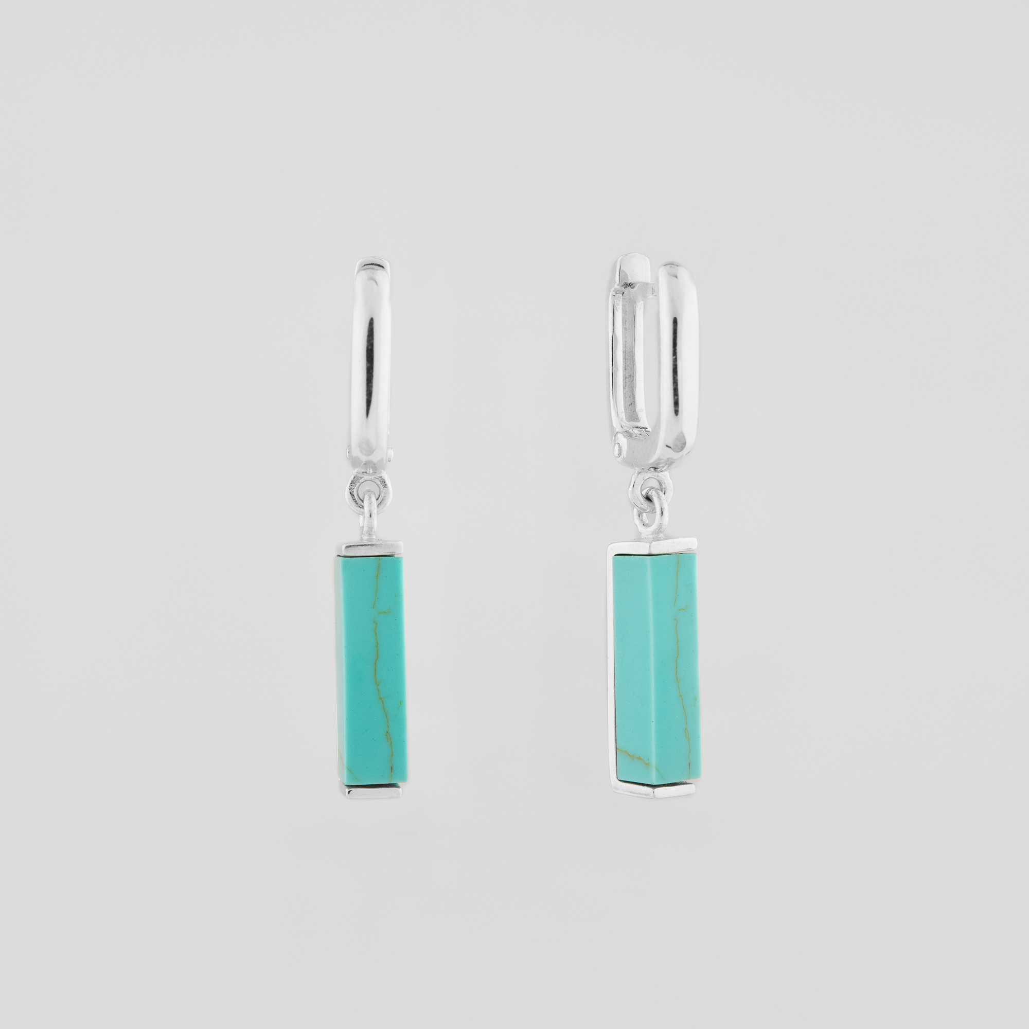 

Серьги Бирюза