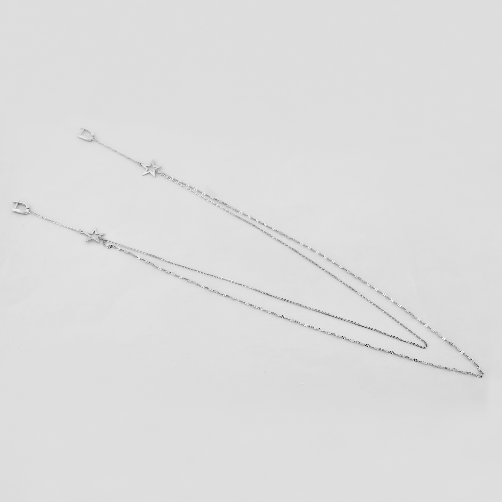 

Серебряные серьги Minimal 520842