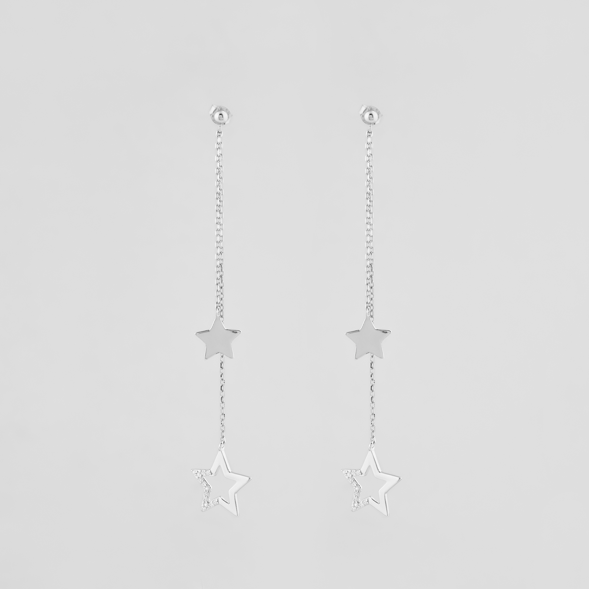 

Серебряные серьги Minimal 520954б