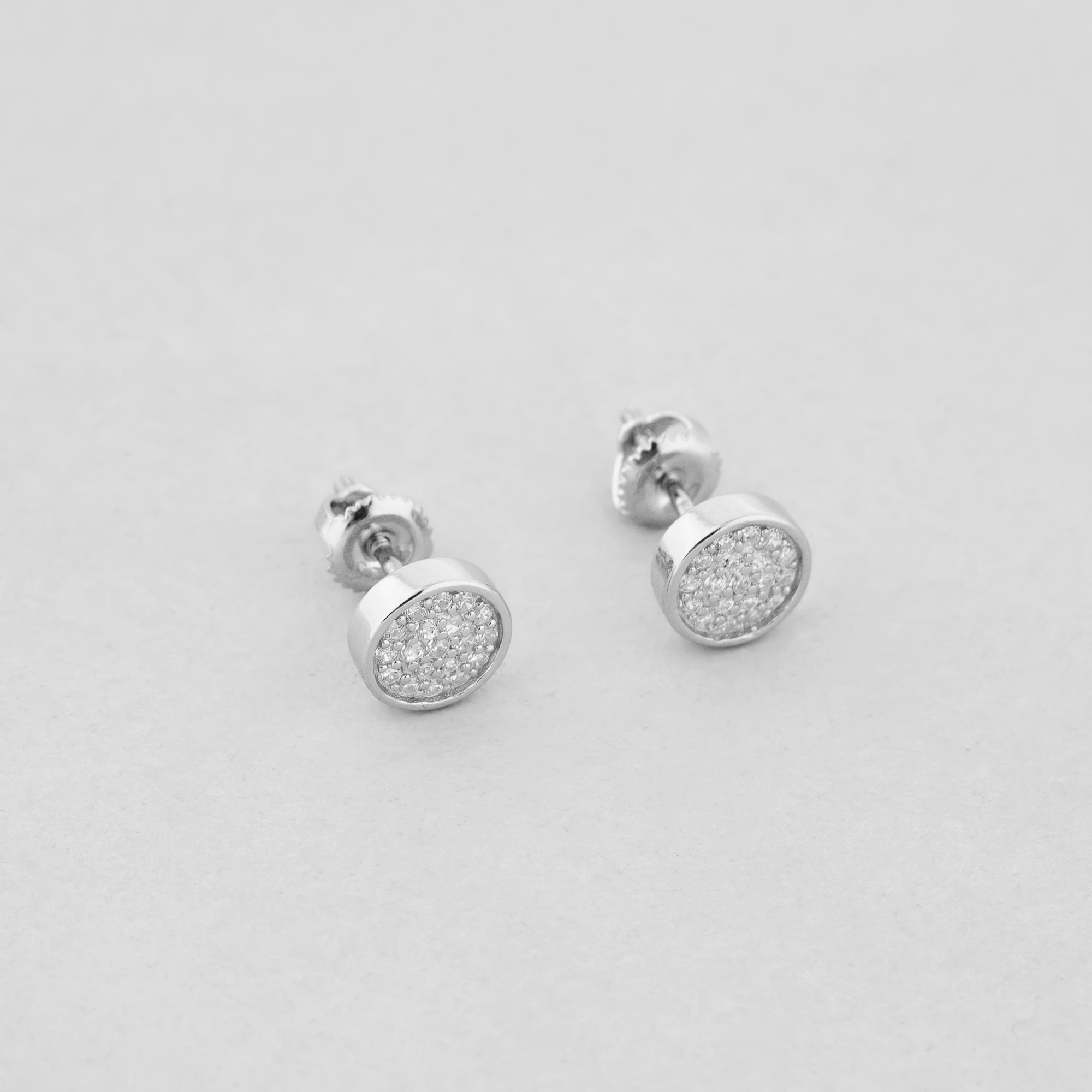 

Серебряные серьги Minimal 521097б