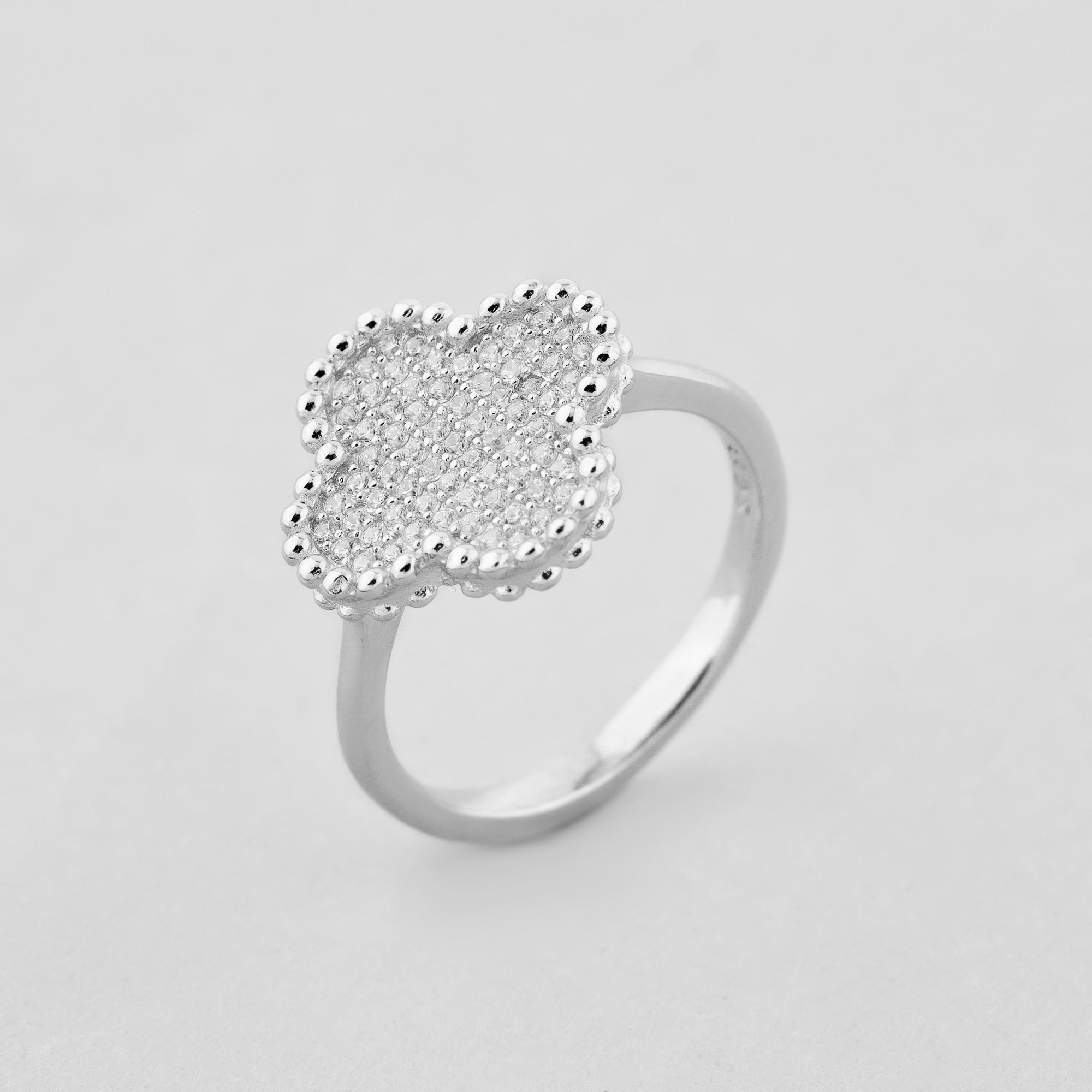 

Серебряное кольцо Minimal 91-0006б- 17