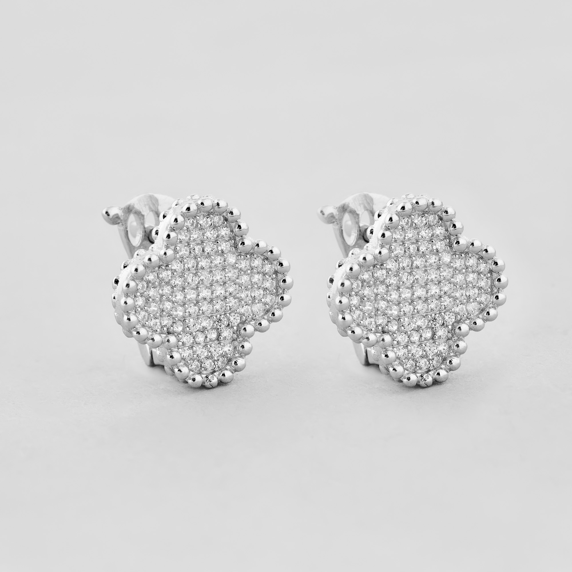 

Серебряные серьги Minimal 92-0006б